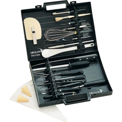 Afbeelding van Déglon Professionele Keukenkoffer Polypropyleen Veilige Opslag met Trays Zwart