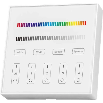 Afbeelding van V TAC VT 2437 LED Stripverlichting 4 Zone Wifi Controller RGB+W Wit