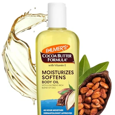 Image de Palmer&#039;s Formule Beurre de Cacao Huile Corporelle 8,50 oz (Paquet 5)