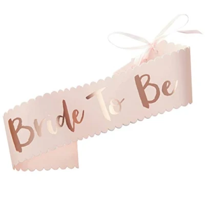 Afbeelding van Pink &amp; Rose Gold Bride To Be Sjerp