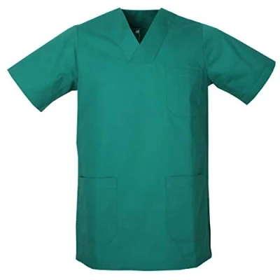 Afbeelding van MISEMIYA Waterval Unisex medische verpleegkundige uniform reiniging esthetisch werk tandarts dierenarts sanitair hotellerie art.nr. 817, Groen