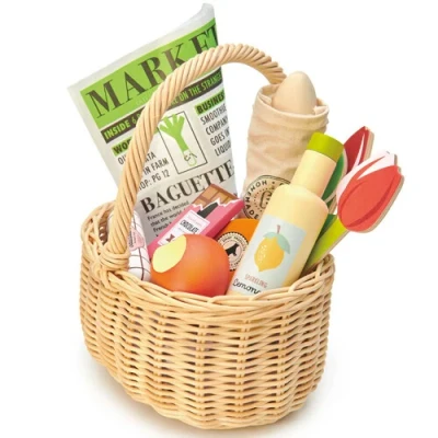 Afbeelding van Tender leaf toys mandje met boodschappen