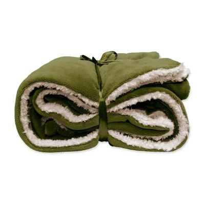 Afbeelding van Unique Living Lars Fleece Plaid 150x200 cm Avocado Green