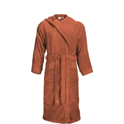 Afbeelding van The One Classic Badjas met capuchon 420 gram Terra Spice 2XL/3XL