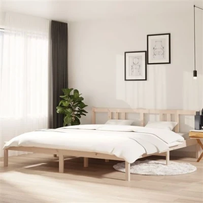 Image de vidaXL Cadre de lit sans matelas bois massif 180x200 cm814899