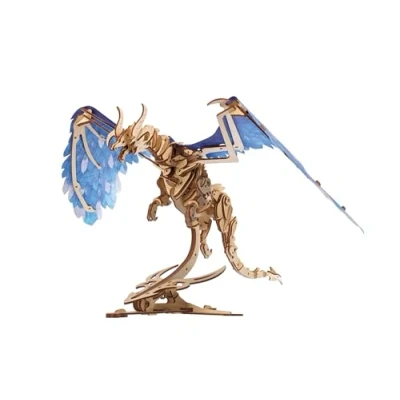 Image de Puzzle 3D Ugears Dragon Tempête Vent