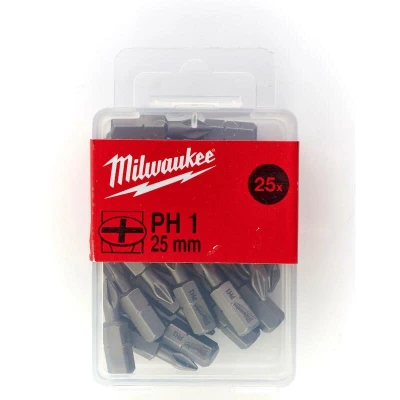 Afbeelding van MILWAUKEE 4932399586 schroefbit PH1x25 mm (25 st.)