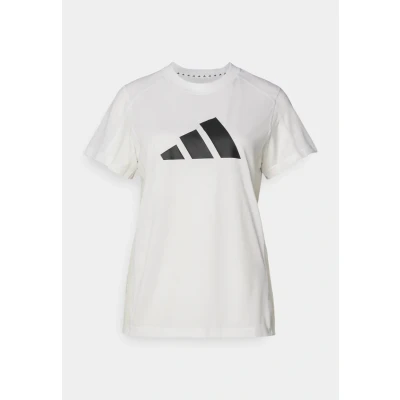 Afbeelding van adidas Performance LOGO Sport Tshirt, Dames, Maat: Small, White/black