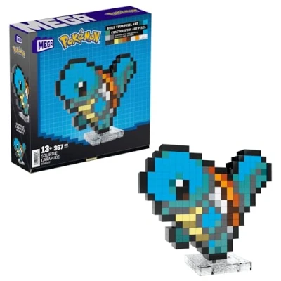 Image de Jeu de construction Mega Carapuce Pixel Art