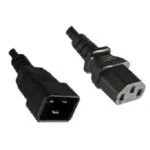 Afbeelding van Microconnect C13/C20, 1 m 1m C13 stekker C20 Zwart electriciteitssnoer