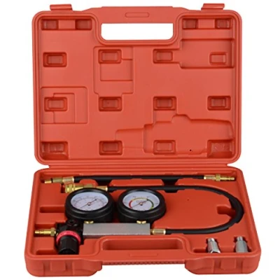 Afbeelding van DAYUAN Cilinder lek tester kit, benzine motor test tool dubbele manometers, compressie lekkage testset