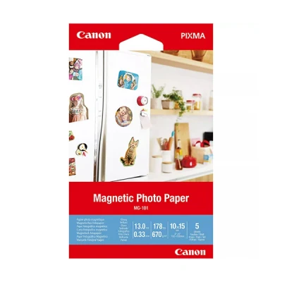 Image de Papier photo magnétique Canon MG 101 5 feuilles
