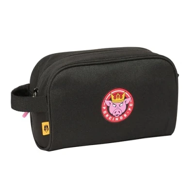 Afbeelding van Reistasje Kings League Porcinos Zwart 24 x 15 10 cm