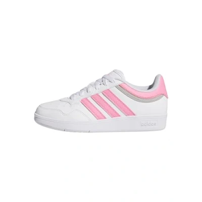 Afbeelding van adidas HOOPS 4.0 SHOES schoenen, uniseks, kinderen, Ftwr Wit/Bliss Roze/Grijs Twee, 35.5 EU