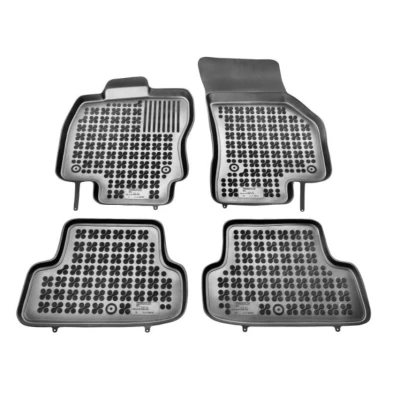 Afbeelding van REZAW PLAST 200116 Vloermatset Rubber voor en achter Zwart VOLKSWAGEN: Golf 7, 7 Variant, VIII Hatchback, SEAT: Leon III ST, AUDI: A3 Saloon