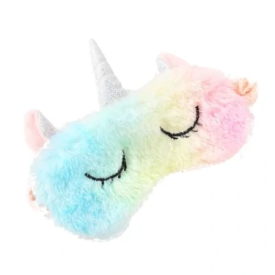 Afbeelding van *** 2x Slaapmasker Unicorn Eenhoorn oogmasker Regenboog Kinderen van Heble®