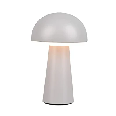 Afbeelding van REALITY LENNON Tafellamp Pastel grijs incl. 1x SMD 2W Oplaadbare Buitenlamp Dimbaar Buitenverlichting IP44