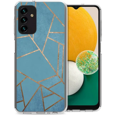 Afbeelding van iMoshion hoesje Geschikt voor Samsung Galaxy A13 (5G) / A04s Siliconen Design Blauw Blue Graphic