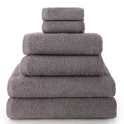 Afbeelding van Top Towels Handdoekenset 2 badhanddoeken, badhanddoeken en bidethanddoeken 100% katoen 500 g/m13