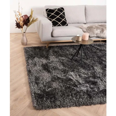 Afbeelding van Hoogpolig Vloerkleed Velours Posh Grijs 80x150 Cm