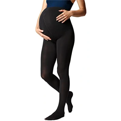 Afbeelding van BE Mammy Dames Panty Zwangerschapspanty 100 DEN Medium gloss Polyamide GI 1120 Zwart M