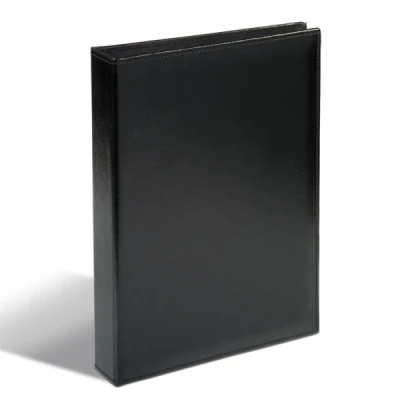 Afbeelding van Leuchtturm Leuchtturm, Album A4 (gebonden) voor Dokumenten met 50 bladen Zwart afm: 255x330x55 mm. per st.