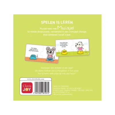 Afbeelding van Duopuzzel Muisje. Van wie is dat potje?