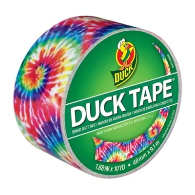 Afbeelding van ShurTech Duck Tape 1,88 inch x 10yd Love Tie Dye, andere, meerkleurig