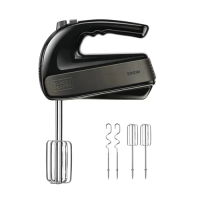 Image de Batteur Black et Decker BXMX500E 500 W Noir Argent