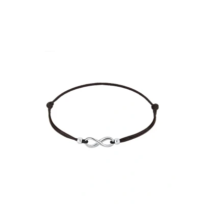 Afbeelding van Elli Infinity Armband, Dames, Maat: 17, Black
