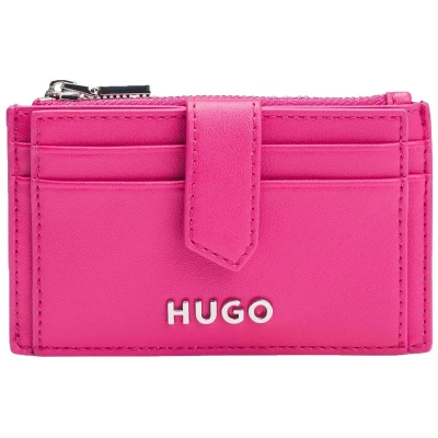 Afbeelding van HUGO MEL CARD Holder ZIP Portemonnee, Dames, Maat: One Size, Bright pink