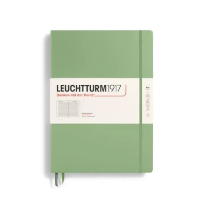 Afbeelding van Leuchtturm1917 A4+ Master Classic ruled Sage