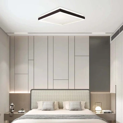 Afbeelding van V TAC VT 7782 B Vierkant design Plafondlamp Zwart IP20 24W 2450 Lumen 4000K
