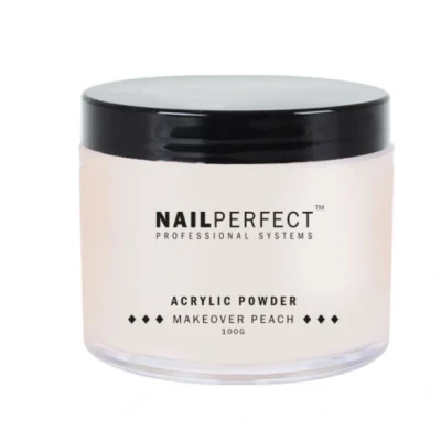 Afbeelding van Nail Perfect Makeover Acrylic Powder Peach 100 gr