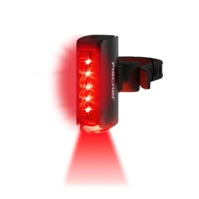 Afbeelding van FISCHER FAHRRAD PLUS TWIN STOP Achterlicht LED Zwart