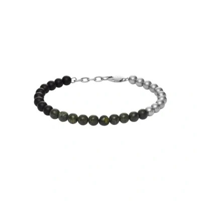 Afbeelding van Armani Exchange heren Kralenarmbanden AXG0141040 in de kleur Zilver