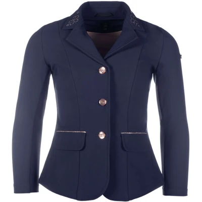Afbeelding van HKM Wedstrijdjasje Flora Kinderen Donkerblauw 128
