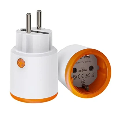 Afbeelding van Intelligente stopcontacten : Zigbee Set van 1 Smart Plug met meet en timerfunctie Bediening via Tuya applicatie Push melding Hub vereist stopcontact 16 A