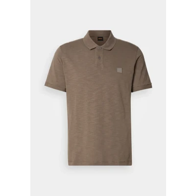 Afbeelding van BOSS Poloshirt, Heren, Maat: Large, Open beige