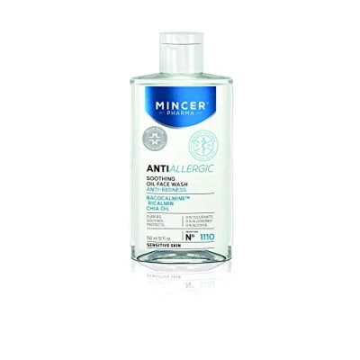 Afbeelding van Antiallergische verzachtende gezichtswasolie tegen roodheid nr.1110 150ml