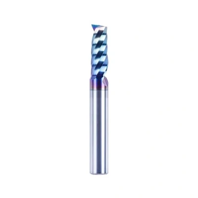 Afbeelding van SpeTool Freesfrees, 6 mm, aluminium frees, CNC met TAC coating, enkele fluit, spiraalfrees, 22 snijlengte, hardmetaal, monoblok, frees voor aluminium, acryl, kunststoffen