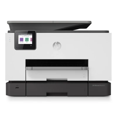 Image de Imprimante tout en un Jet d&#039;encre HP OfficeJet Pro 9022e Couleur Blanc et gris