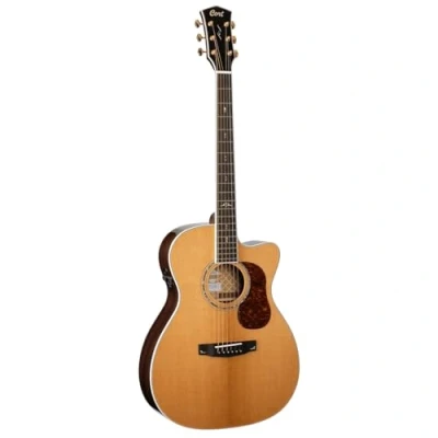 Afbeelding van CORT COGOOC8NG Folkgitaar, GOLD OC8, Natur, voorversterker, Softcase