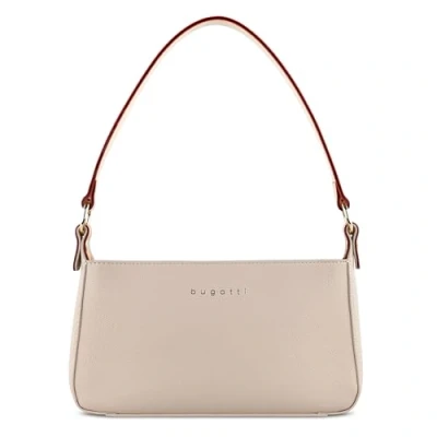 Afbeelding van bugatti Ella Kleine schoudertas voor dames, kunstleer, ritssluiting, beige, één maat