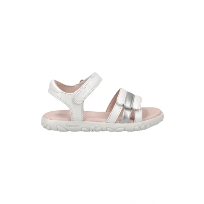 Afbeelding van Geox Sandalen voor kinderen, Maat: 29, Weiß Leer