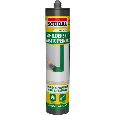 Afbeelding van Soudal acrylaat schilderskit S AK 310 wit 300 ml