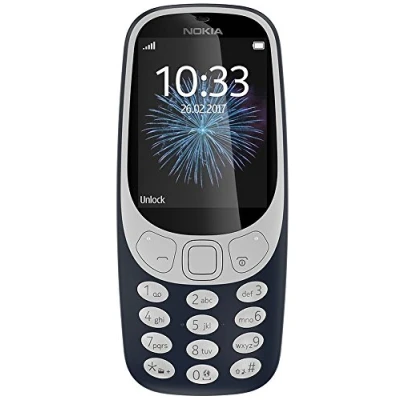Afbeelding van Nokia 3310 2G mobiele telefoon (2,4 inch kleurendisplay, 2MP camera, Bluetooth, radio, MP3 speler, Single Sim) donkerblauw