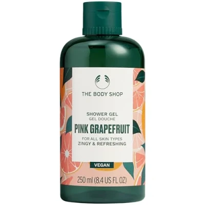 Afbeelding van The Body Shop Roze grapefruit douchegel 250 ml levendig en verfrissend veganistisch