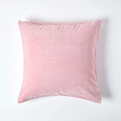 Afbeelding van Homescapes Roze Fluwelen Kussenhoes 60 x cm