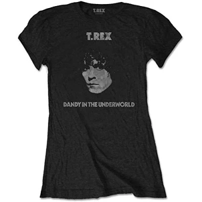 Afbeelding van T. Rex Dandy Dames T shirt XL Zwart